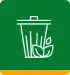 Green waste skip bin